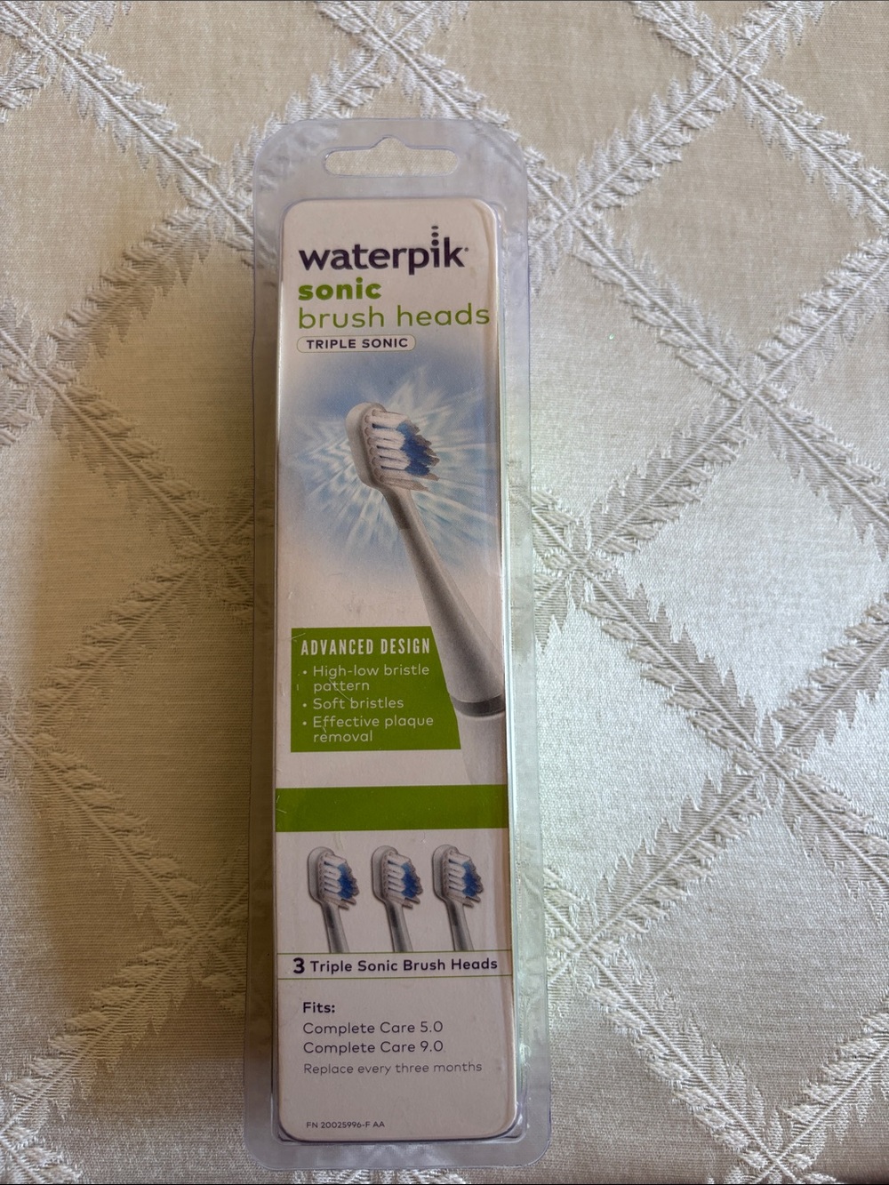 Waterpik Sonic Replacement Brush Heads – White with Blue Bristles
